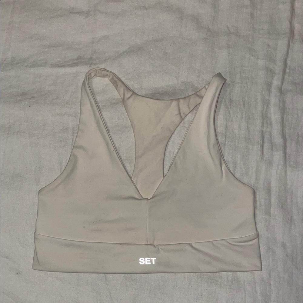 SET Active Cream Sports Bra